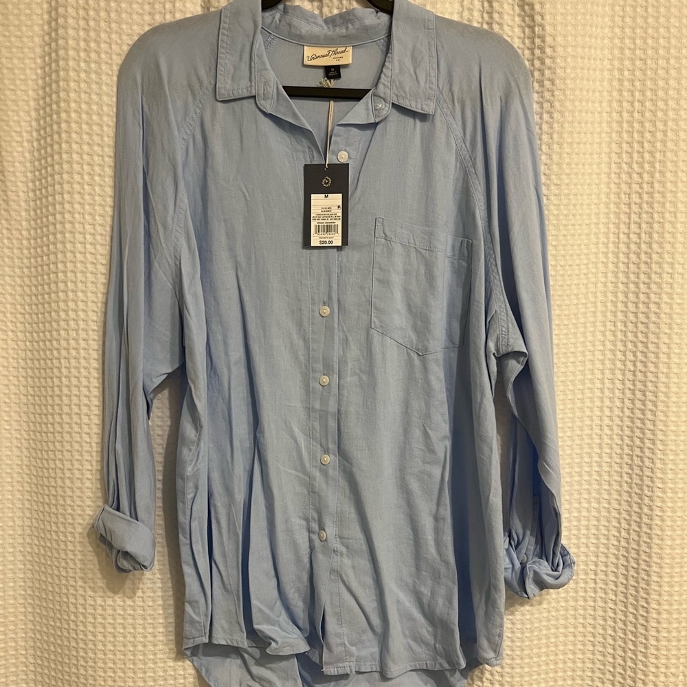 Oversized button up shirt